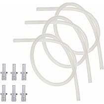 Kit Tuyaux à Lait Pour Machine Café Jura - 3 Tuyaux 38cm + 6 Raccords | Compatible Impressa, Giga