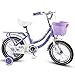 Produktbild Kinderfahrrad, Kinderfahrrad, 3-10 jähriges Mädchen-Reitfahrrad, purpurrot ( Size : 18 inch )