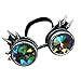Produktbild Byqny T Bühnenshow Mosaik Gläser Diffraktion Nieten Steampunk Cosplay Cyber Kaleidoskop 3D Brille Regenbogen Prisma Straßenschlag