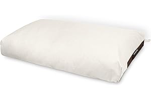 Happers Cuscino da Esterno e Sfoderabile per Pallet 120x60 in Naylim Impermeabile Ecrú Opaco