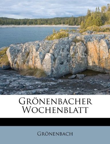 Grönenbacher Wochenblatt