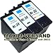 Produktbild 3x Tinten-Patronen (Set) Lexmark 34 XL Schwarz / Black + 35 XL 3-farbig / tri-color Recycelt Refillpatronen