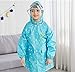 Produktbild Kinder Regenmäntel Für Jungen Und Mädchen Poncho Green Belt Schulranzen Bisshut Wasserdicht Flut Kinder Regenmantel,#1,S