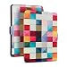 Produktbild Maeco Slim Case for Kindle Paperwhite, Painting Premium PU Leather Cover Lightweight Smart Case [with Sleep/Wake Function] for Kindle Paperwhite (Fit 2012, 2013, 2015 and 2016 Versions), Cube
