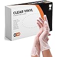 K-MART Clear Vinyl Gloves, packaging may vary (Box of 100) (M Pack of 100)