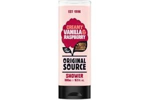 Original Source Vanilla Raspberry Shower Gel duschgel Vegan XL 500 ml