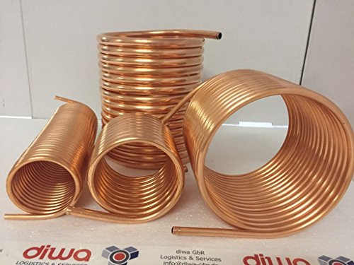 Spirale aus Kupferrohr 18x1mm weich aus 10m mit Ø ca. 31cm (Kupferrohrspirale) - 3
