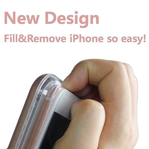 Funda con luz para selfies  RIOGOO funda para selfies con luz para FaceTime - Funda para m  vil iluminada para iPhone 7 - Blanco