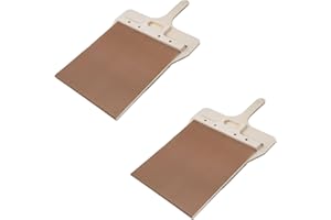 BUNIQ 2 Pièces Pelle À Pizza Coulissante - Pala Pizza Scorrevole, Antiadhésive Qui Transfère Parfaitement A Pizza, Pelle À Pizza avec Poigné, Spatule À Pizza pour Fours Intérieurs Et Extérieurs