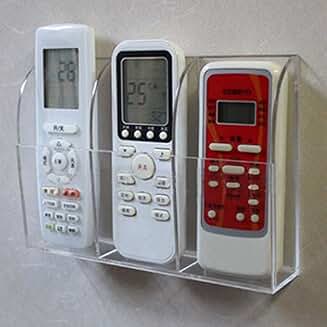 2 Porta Telecomando Da Parete Con Adesivo E Viti - Per Telecomando Condizionatore E Piccoli Oggetti, Facile Installazione
