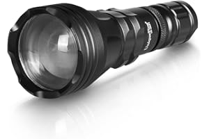 KEENZO Torcia a infrarossi | Nuova versione Illuminatore IR 850nm per dispositivi di visione notturna | Lente di Fresnel da 45 mm| 194 g di peso leggero