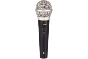AMONIDA Micro Portable Microphone Dynamique Filaire Professionnel Portable Voix Claire pour Les Performances de Musique vocale karaoké