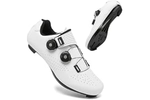 CLOFAB Chaussures de cyclisme SPD SPD-SL pour homme et femme - Compatible avec Delta/KEO Peloton - Pour intérieur et extérieur