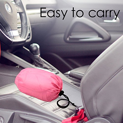 Aufblasbares Reisekissen für Flüge,Zugreisen,Fernbus, Tragbare Multifunktions Reise Nackenkissen, Nickerchenkissen - 7