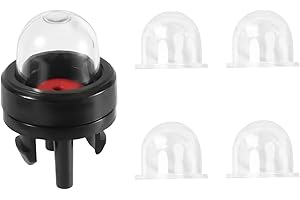 lasuroa 2pz 188-512-1 Pompa Bulbo Primer Snap-in con 2pz 2 Misure Sostituzione Bulbo Primer Carburatore, Compatibile con Walbro WT-23A Zama Poulan Echo Craftsman Motosega Soffiatore & Decespugliatore