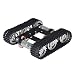 Produktbild townsister Smart Cars Roboter Plattform Metall Tank Chassis mit 2 DC 9V Motoren für Arduino Raspberry Pi DIY (Schwarz)