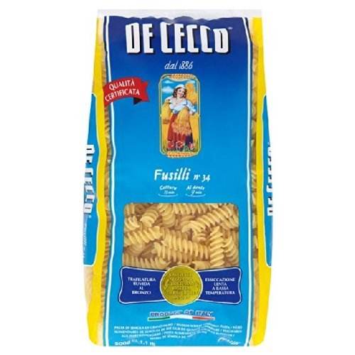Preisvergleich Produktbild De Cecco Fusilli Pasta 500g by De Cecco