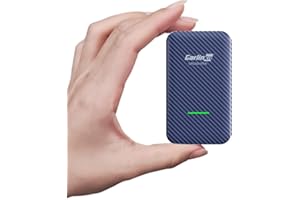 Adaptateur sans Fil CarlinKit 4.0, Adaptateur sans Fil CarPlay et Android Auto Uniquement pour Les Voitures avec Apple CarPlay câblé en Usine, dongle USB à enfichage Direct