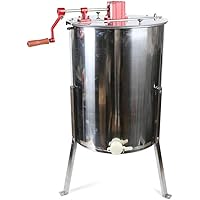 elektrische Honigschleuder Professional Miel Manuel 4 Cadres en Acier Inoxydable Apiculture