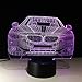 Produktbild ZxTL Auto 3D Optische Illusionen Lampe, 7 Farbe Blinkt Night Light USB Touch Schreibtisch Lampe für Kinder Geschenk/ Startseite Dekoration