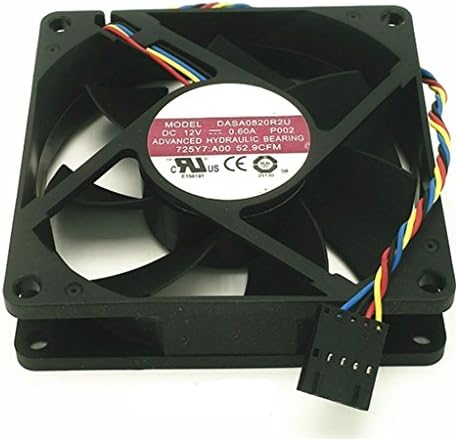 AORSI DASA0820R2U 12V 0.60A 8020 8CM 4Wire CPU Temperature Control Chassis Cooling Fan for Optiplex 790 990 SFF Case Fan