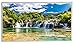 Produktbild IH Engineering BV Bild Infrarotheizung (130W/300W/450W/600W/800W/1000W) mit 5 Jahren Garantie (450, Wasserfall Nationalpark Krka Kroatien)