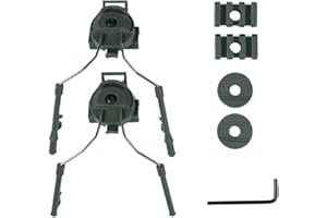 ATAIRSOFT Adaptador para Auriculares de Casco táctico para COMTAC Auricular Casco rápido Riel Lateral