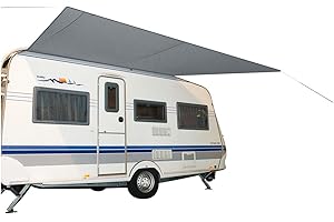 Bo-Camp - Auvent caravane - Travel - 3,5x2,4 mètre - Gris