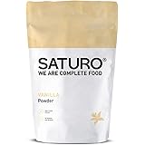 Saturo Sostituto del Pasto, Vegano, Vaniglia, Sazietà di Lunga Durata, Alto Contenuto di Proteine Energia e Performance, con 