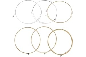 DILWE Cordes pour Guitare Folk, 6Pcs Métal Cordes Set Pièce de rechange pour guitare folk classique