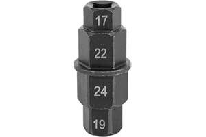 KSTE Outils Moto, Moto Moto Roues désassemblage Broche Clé Outil clé hexagonale Noire