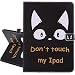 Produktbild iPad 9.7 2018 / 2017 Hülle, A-BEAUTY PU Leder Mode niedlichen Cartoon-Bilder Muster im Book Style mit Ständer Funktion und Karten Slot Schutzhülle Ledertasche Flip für Apple iPad 9.7 Zoll 2018 / 2017
