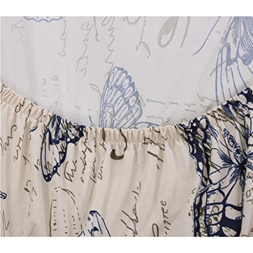 MagiDeal 1-Sitz / 3-Sitzer Modern Stretch Sofabezüge Sofahusse Couch Sofa Husse Wohnzimmer Haus Dekoration , Farben und Größe Auswählbar – Schmetterling , 190-230cm - 9