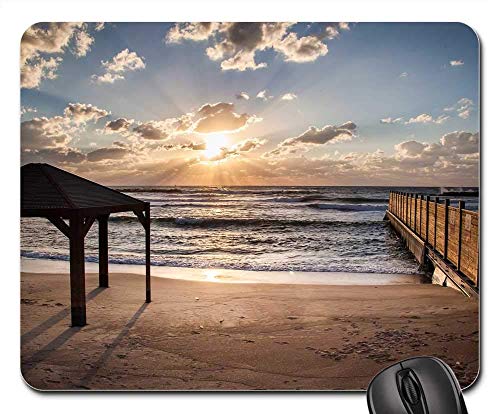 Preisvergleich Produktbild Mouse Pads - Beach Tel-Aviv Scene Sundown Israel Sky Aviv Tel