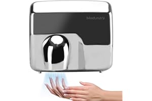Modundry Secador de Manos automático de Acero Inoxidable, secador de Manos eléctrico de Servicio Pesado, Comercial y hogar,2300W