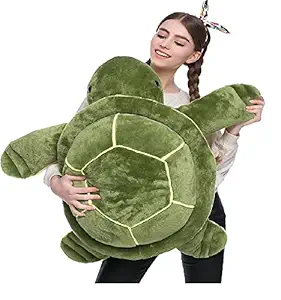 ZUKU Brand Presents~Big Size Turtle Soft Toys for Girls Kids Playing Toy Birthday Gift Car Back Home Office Table Decoration 50 cm