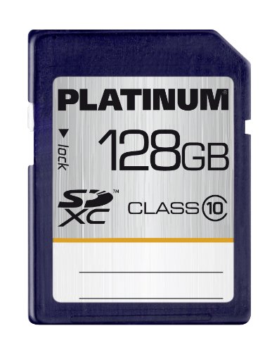 Platinum 128 GB Class 10 SDXC Speicherkarte