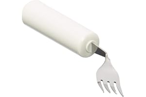 SAMMONS PRESTON Homecraft, fourchette courbée pour gaucher Queens, Couverts pour gaucher, pour les personnes ayant une mobilité réduite du poignet, agées ou handicapées