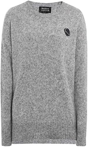 Markus Lupfer Women's Wool Planet Jumper Grey M