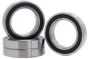 FUSHIBEARING 6906-2RS - Rodamiento de bolas de ranura profunda de 30 mm x 47 mm x 9 mm con doble sello de goma prelubricado (paquete de 4 unidades)