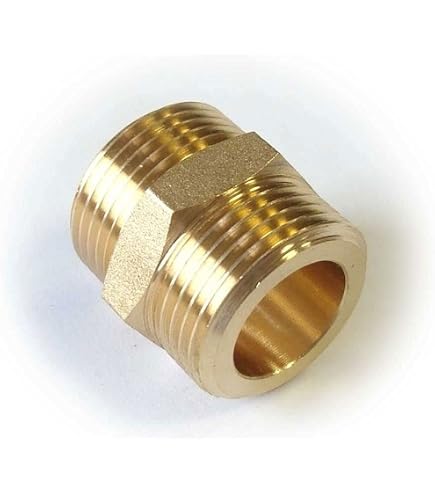 Edelstahl Doppelnippel DN20 (3/4 Zoll) – Beidseitig Flachdichtend, Hochwertiger BSP 1.4408