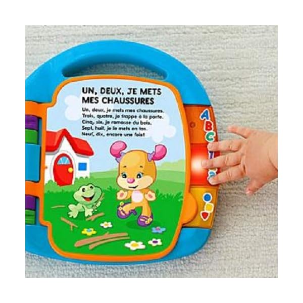 Fisher Price Livre Interactif Comptines Jouet Musical D Eveil Bebe Pour Apprendre En Chanson 6 Mois Et Plus Cdh39