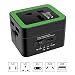 Produktbild Universal Reiseadapter, Hokyzam R01 Reisestecker International Steckdosenadapter mit Dual USB Port Netzadapterstecker Ladegerät für 200 Ländern weltweit US/ EU/ UK/ AU/ CAN/ CHN/ JPN usw.(Schwarz)