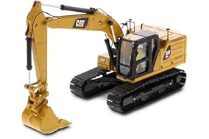 Caterpillar Diecast Masters 85657 - Excavadora 4 Herramientas 323 Hex, Escala 1:50, Aprox. 9,5 x 3,4 x 4,6 cm, a Partir de 14 años