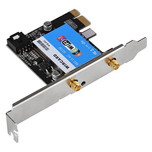 VBESTLIFE PCIe Bluetooth Tarjeta de Red para Desktop rtl8821  2 4  G 5G