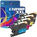 Produktbild PlatinumSerie® 4 Druckerpatronen XXL kompatibel für Brother LC223 LC225 LC227 MFC-J 480 DW DCP-J 562 DW MFC-J 680 DW MFC-J 880 DW MFC-J 1100 Series MFC-J 1140 W