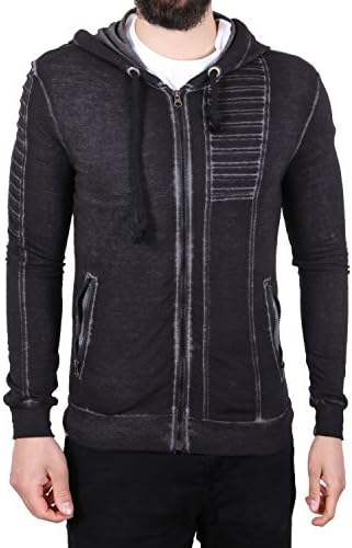 Dirty Scorpion Men's Hoodie grey dark grey -  grey - X-Large