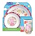 Produktbild Peppa Pig Becher-, Schüssel- und Teller-Set im Winter-Design, plastik, Weiß/mehrfarbig, 20.7 x 20.7 x 11.20 cm