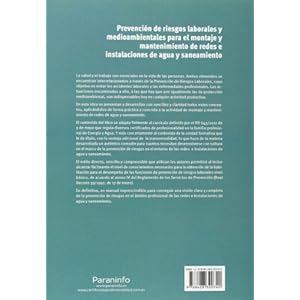 Prevención de riesgos laborales y medioambientales para el montaje y mantenimiento de redes e instalaciones de agua y saneamiento (Cp - Certificado P