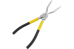 QWORK 28 cm tvättmaskin badkar fjäder expansion och borttagningsverktyg, tvättmaskin dörrtätning, fjädertång